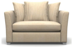 Heart of House Libby Fabric Cuddle Chair - Beige